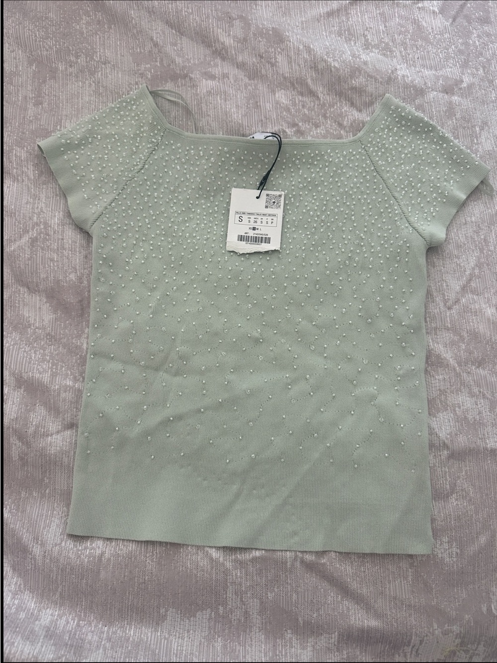Zara beaded top